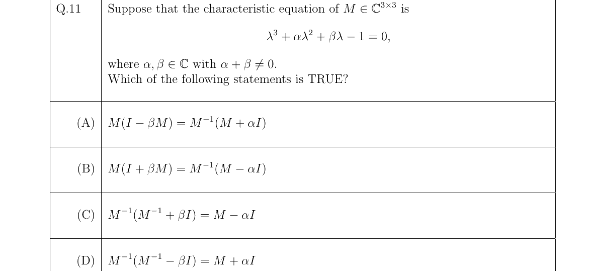 GATE 2022 MA question 11