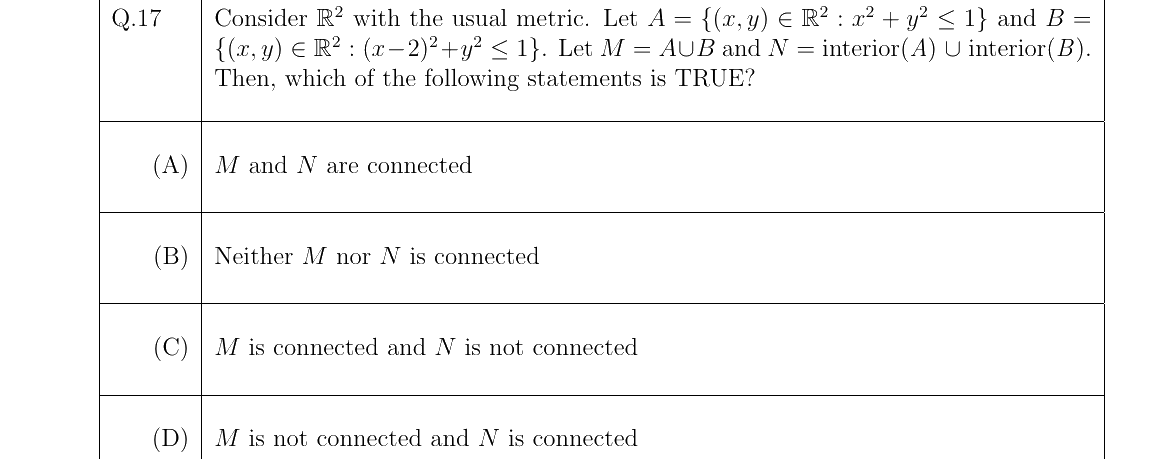 GATE 2022 MA question 17