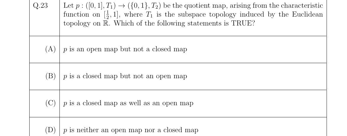 GATE 2022 MA question 23