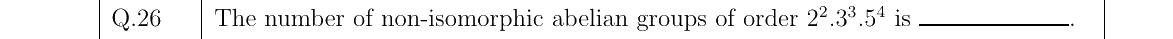 GATE 2022 MA question 26