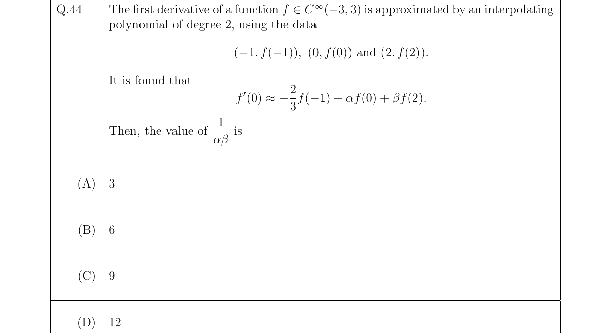 GATE 2022 MA question 44