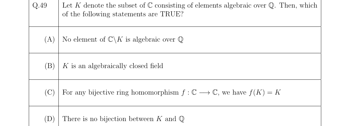 GATE 2022 MA question 49
