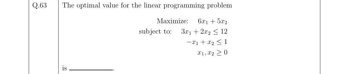 GATE 2022 MA question 63