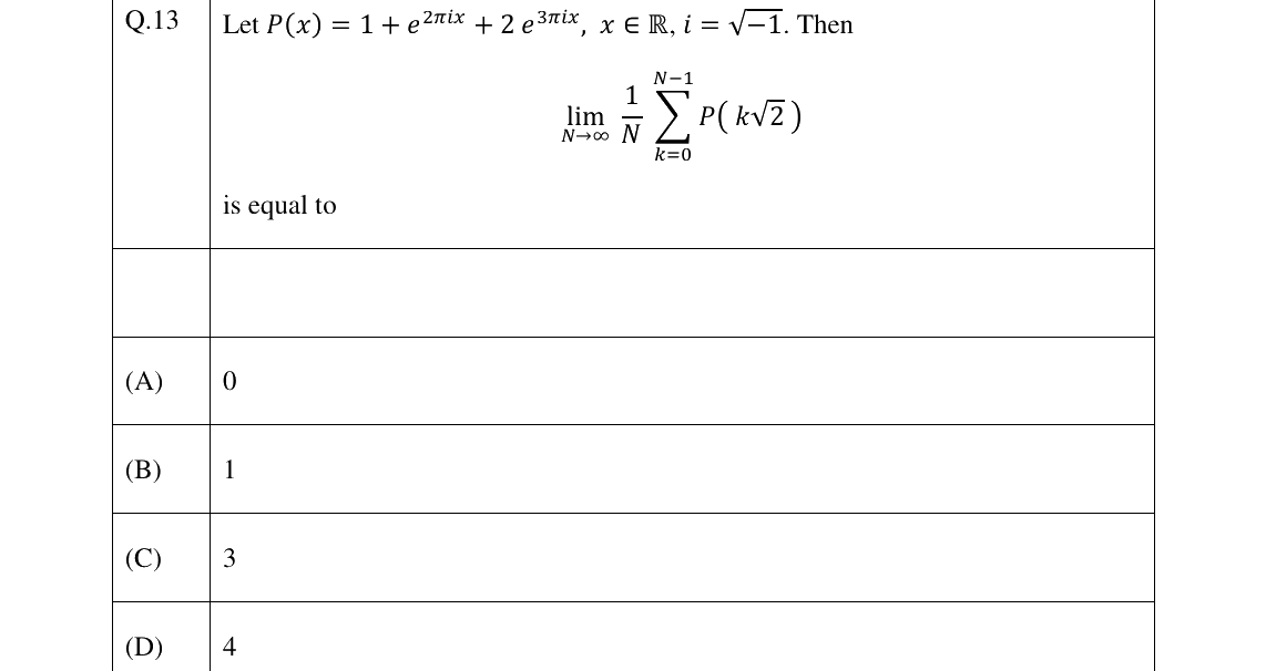 GATE 2023 MA question 13