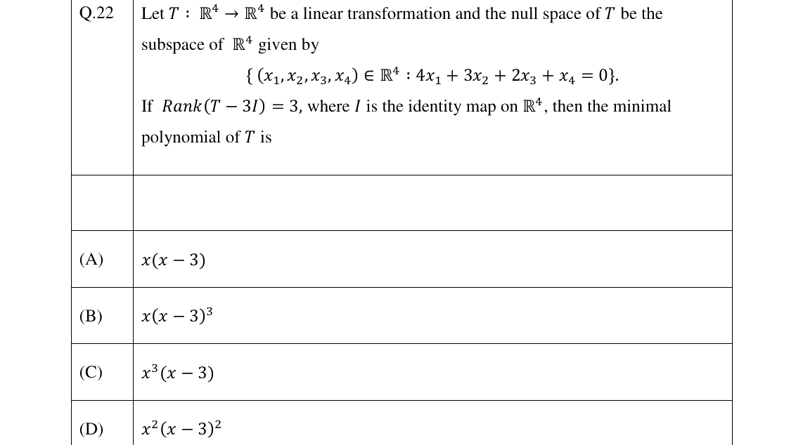 GATE 2023 MA question 22