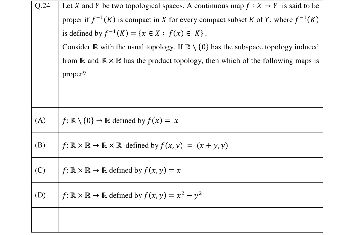 GATE 2023 MA question 24