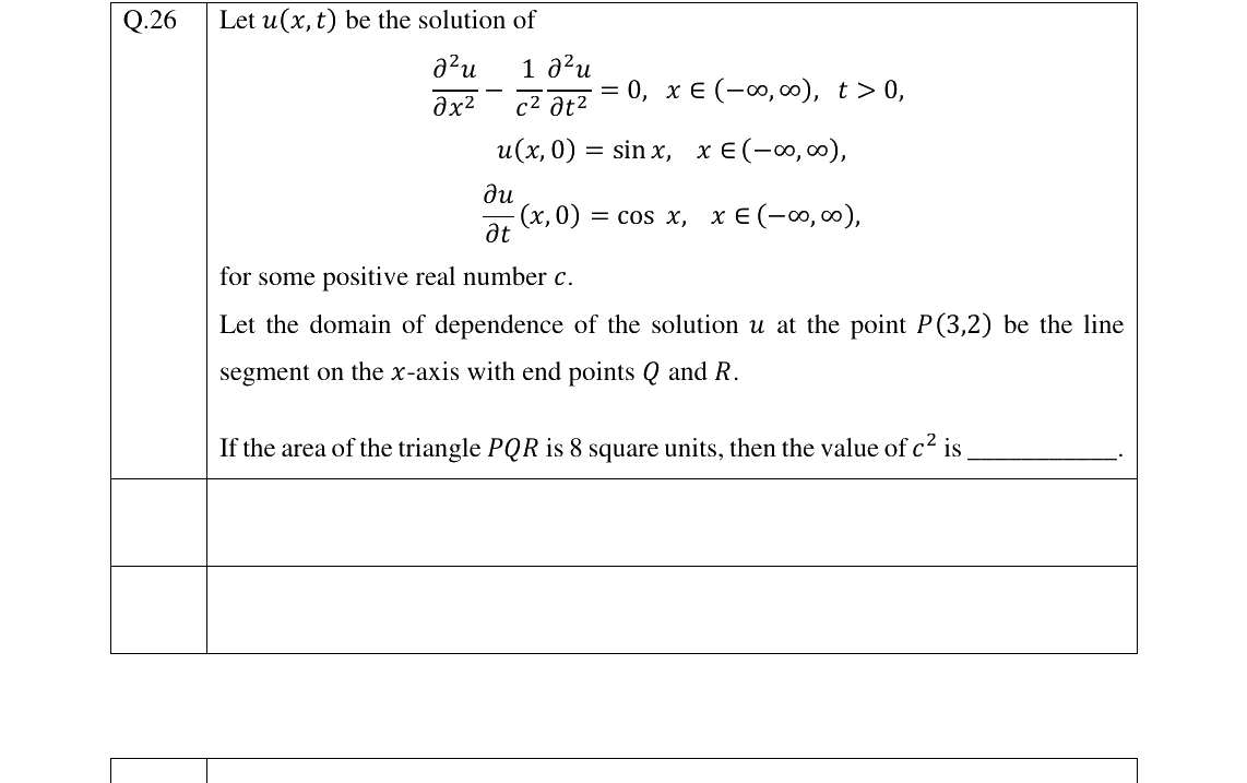 GATE 2023 MA question 26