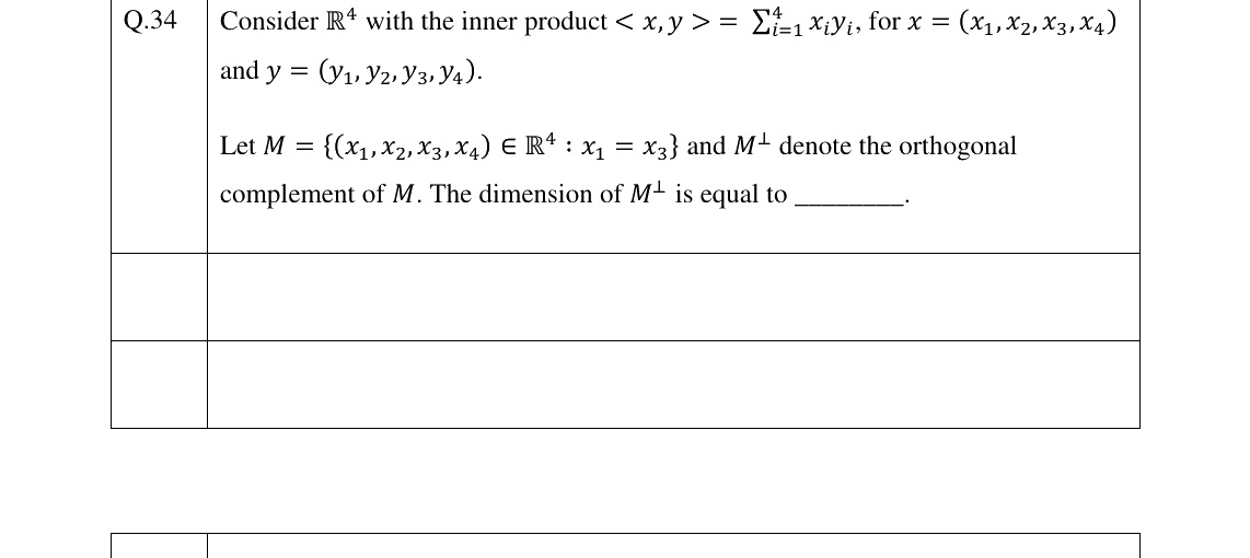 GATE 2023 MA question 34