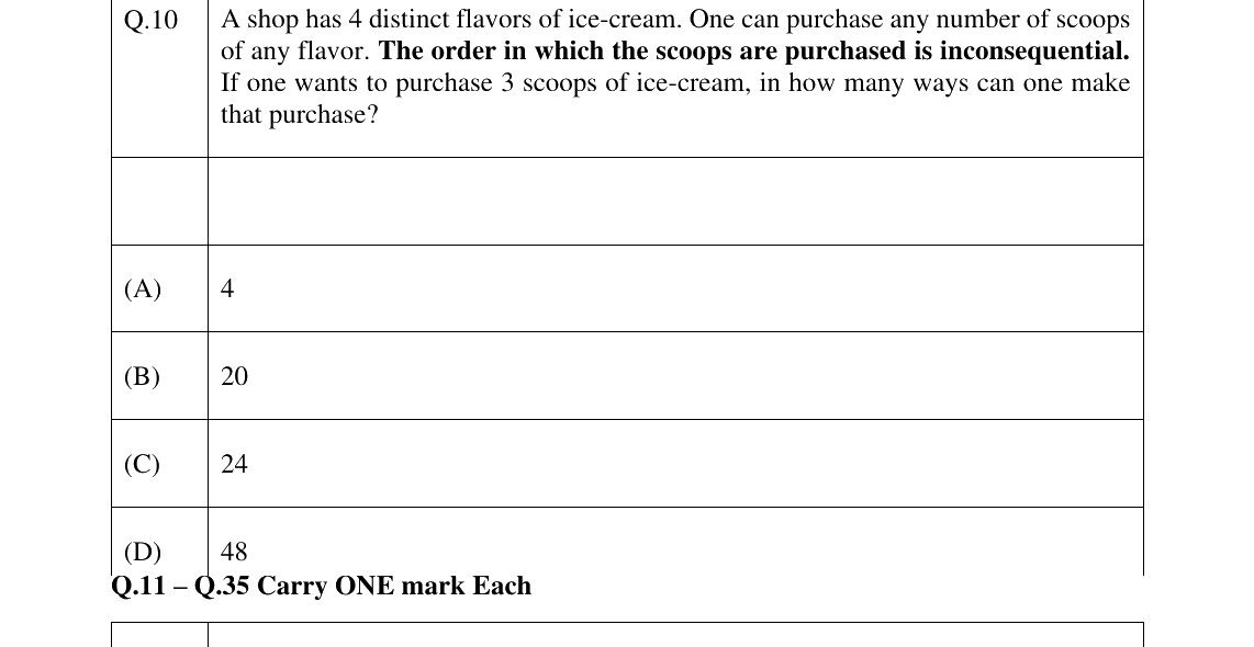 GATE 2025 MA question 10