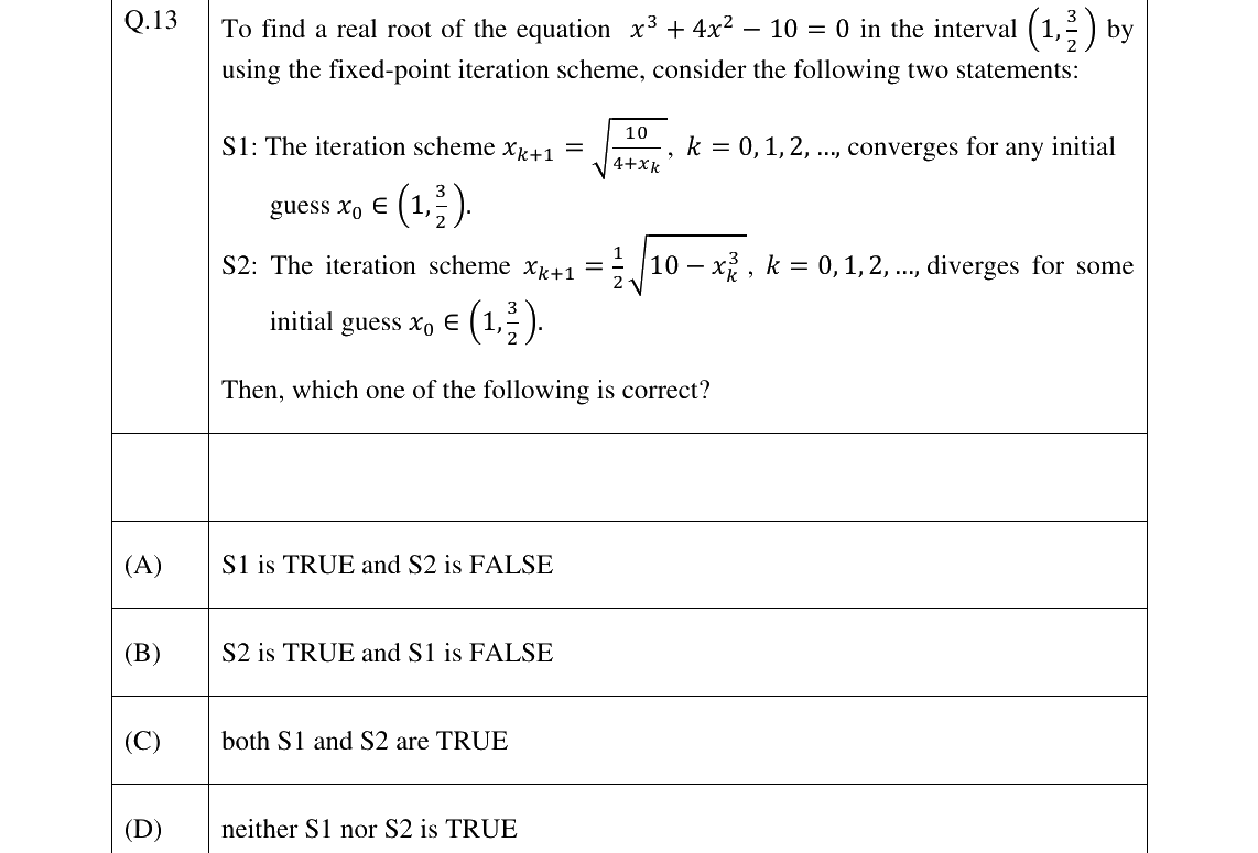 GATE 2025 MA question 13