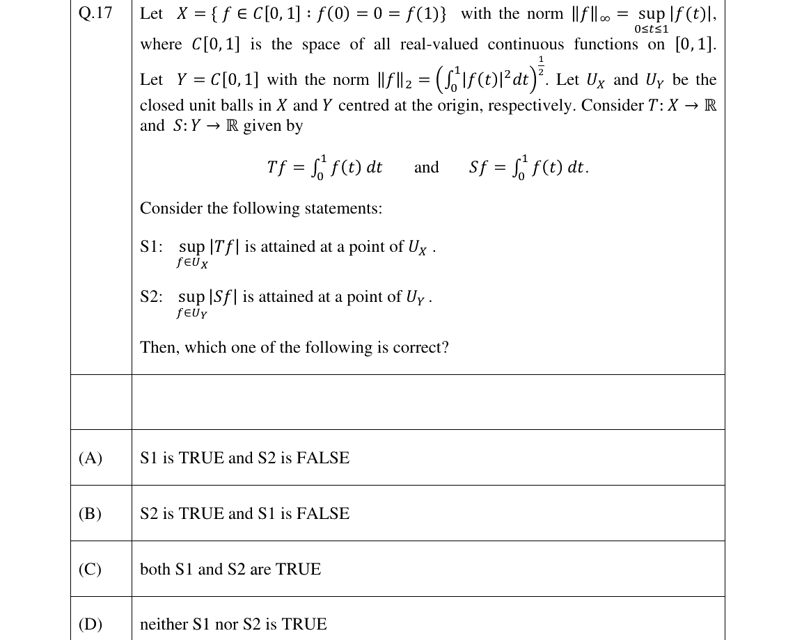 GATE 2025 MA question 17