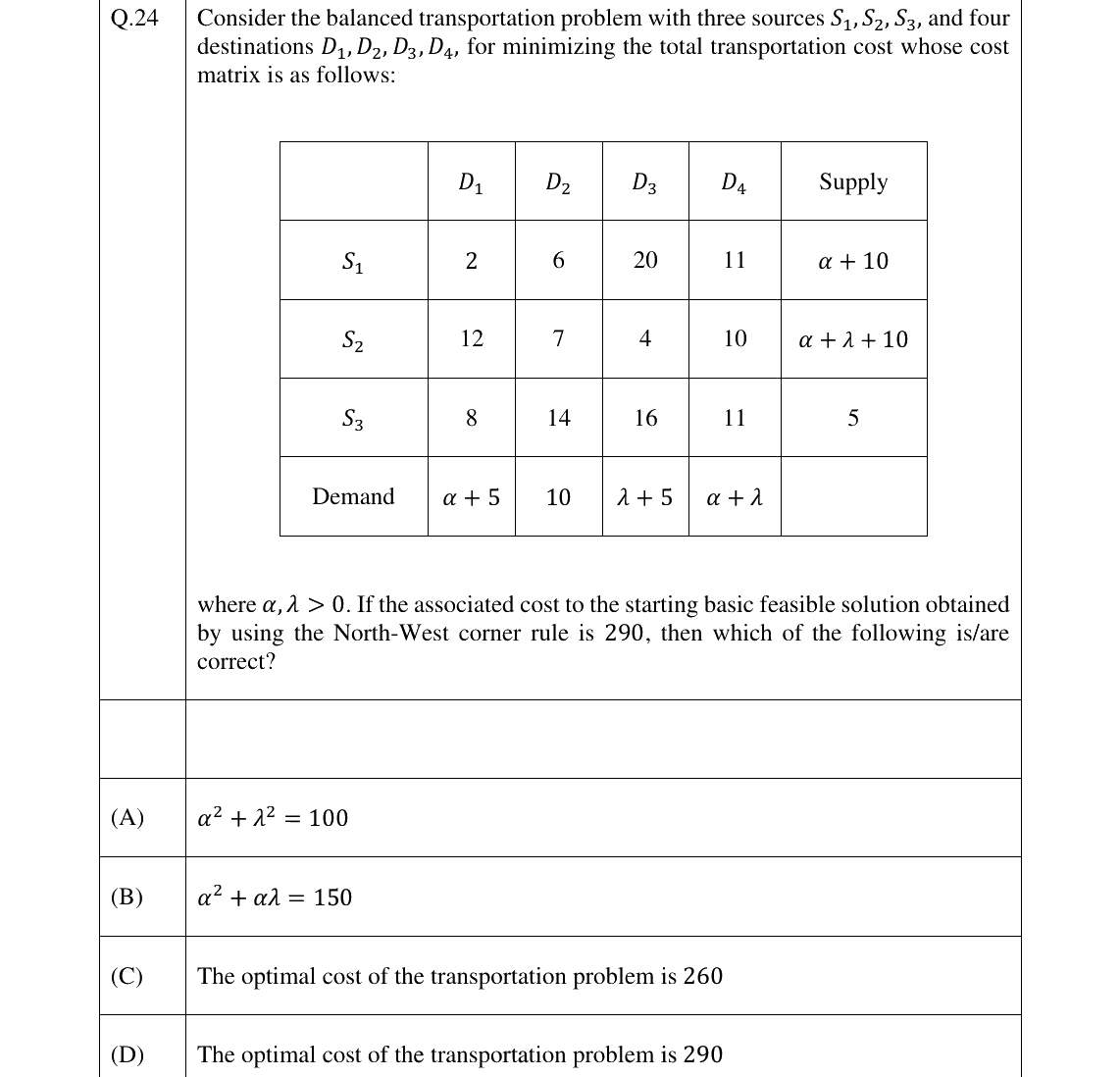 GATE 2025 MA question 24