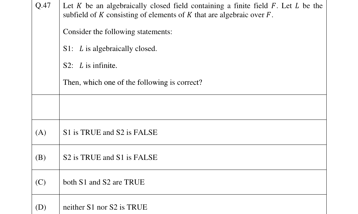 GATE 2025 MA question 47