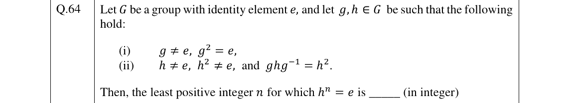 GATE 2025 MA question 64