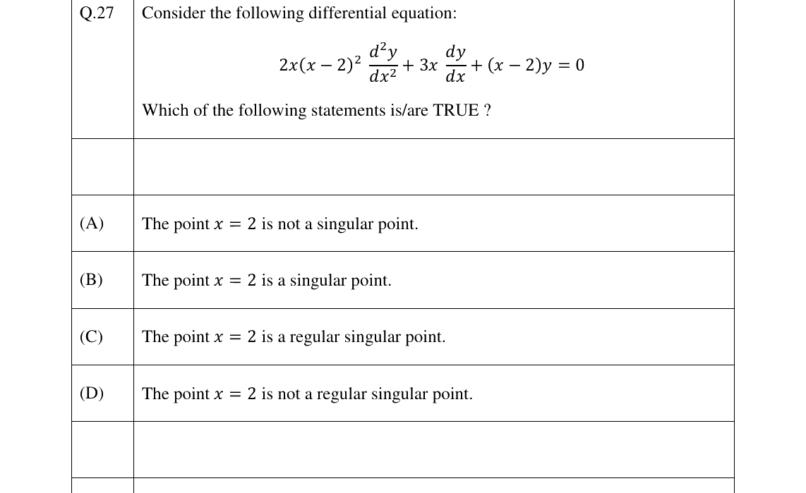 GATE 2026 MA question 27