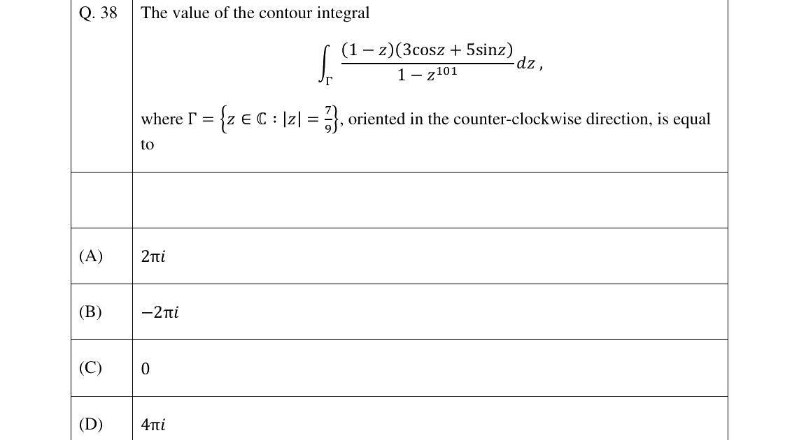 GATE 2026 MA question 38