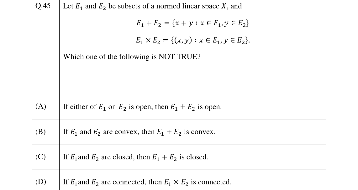 GATE 2026 MA question 45
