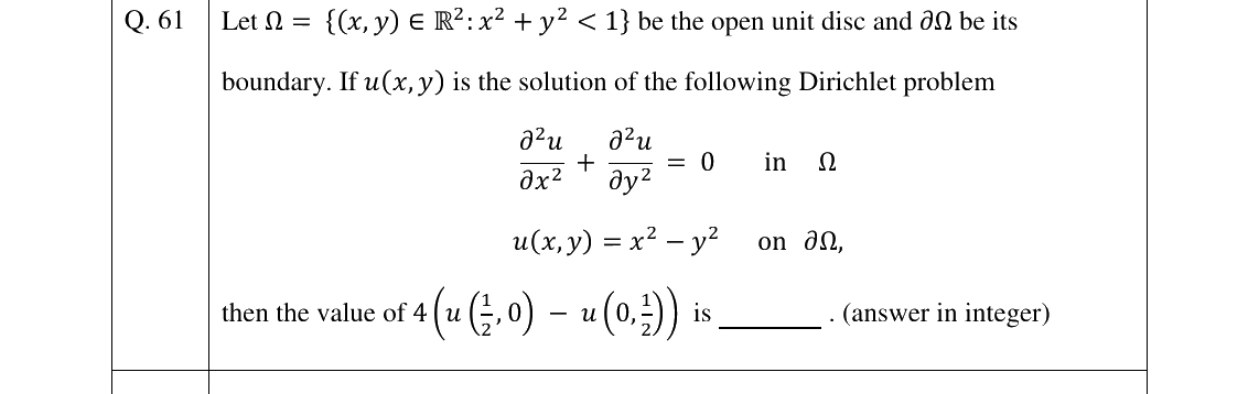 GATE 2026 MA question 61
