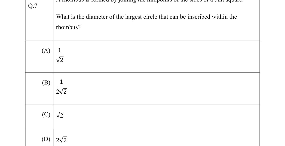 GATE 2022 ME question 7