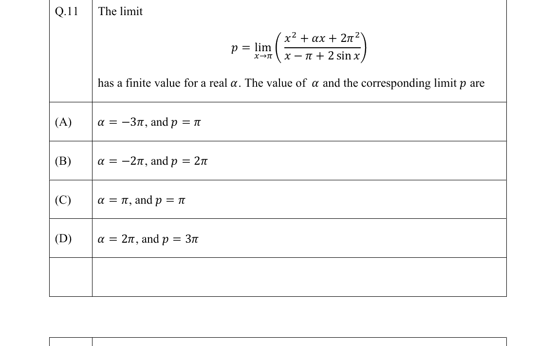 GATE 2022 ME question 11
