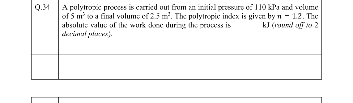GATE 2022 ME question 34