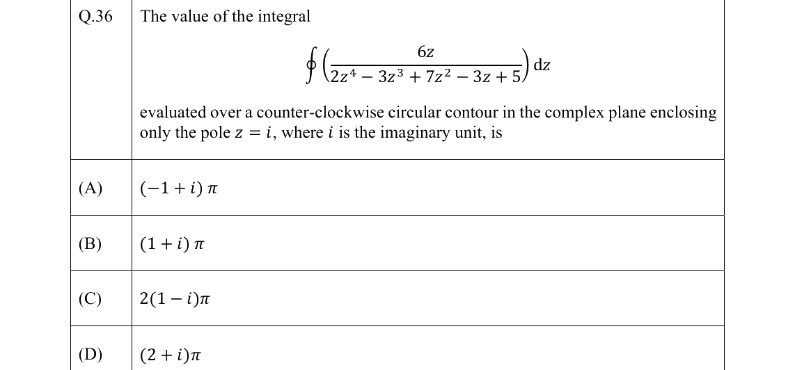 GATE 2022 ME question 36