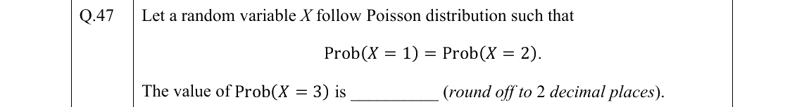 GATE 2022 ME question 47