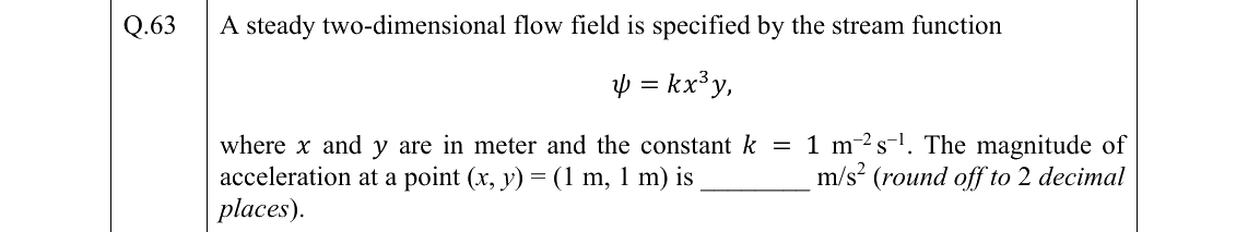 GATE 2022 ME question 63