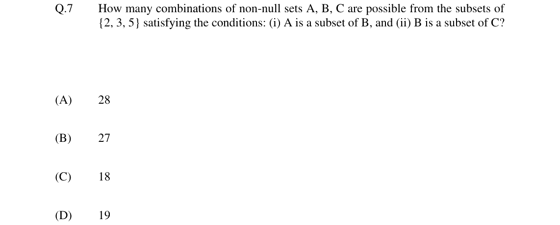 GATE 2024 ME question 7