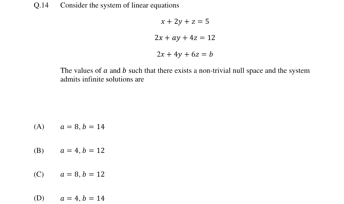 GATE 2024 ME question 14