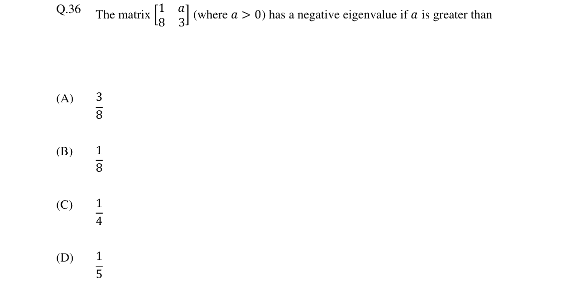 GATE 2024 ME question 36