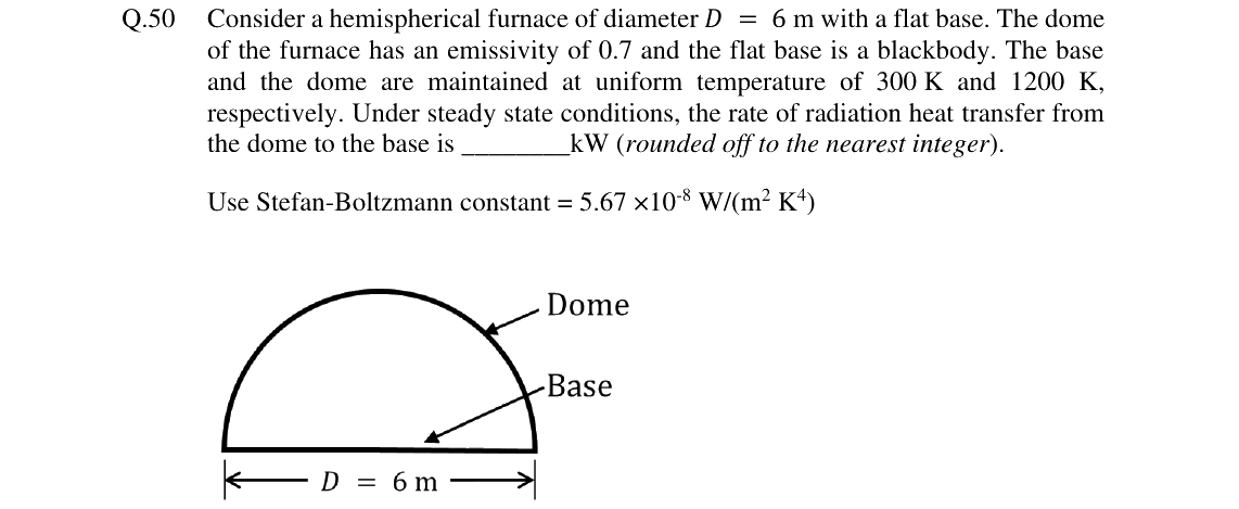GATE 2024 ME question 50