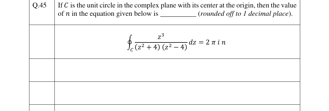 GATE 2025 ME question 45