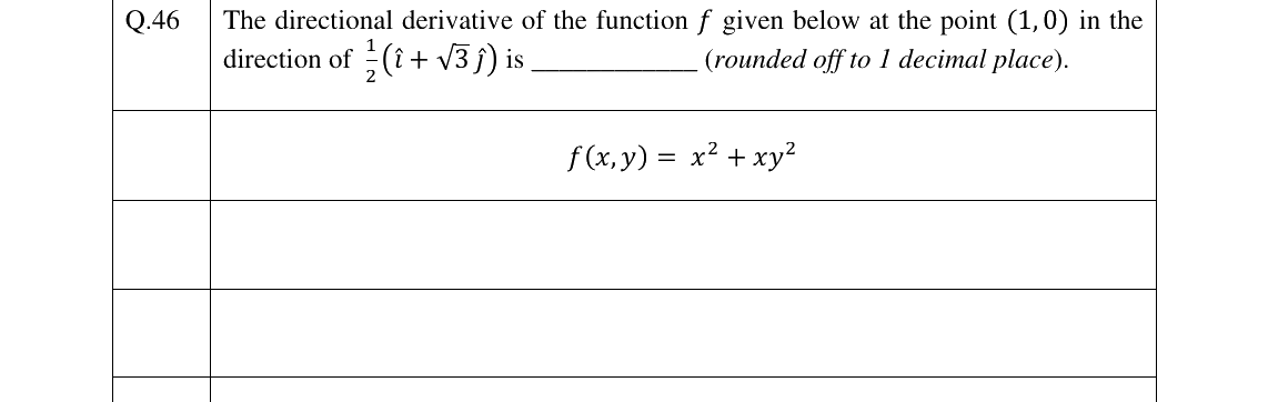 GATE 2025 ME question 46