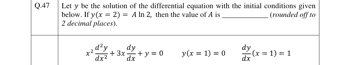 GATE 2025 ME question 47