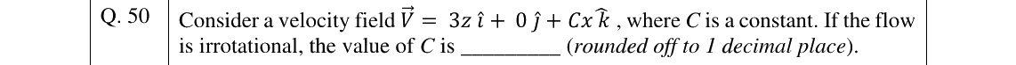 GATE 2025 ME question 50