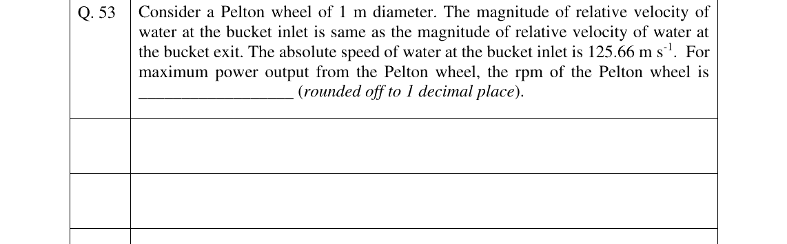 GATE 2025 ME question 53