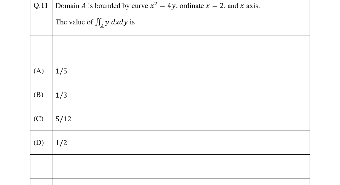 GATE 2026 ME question 11