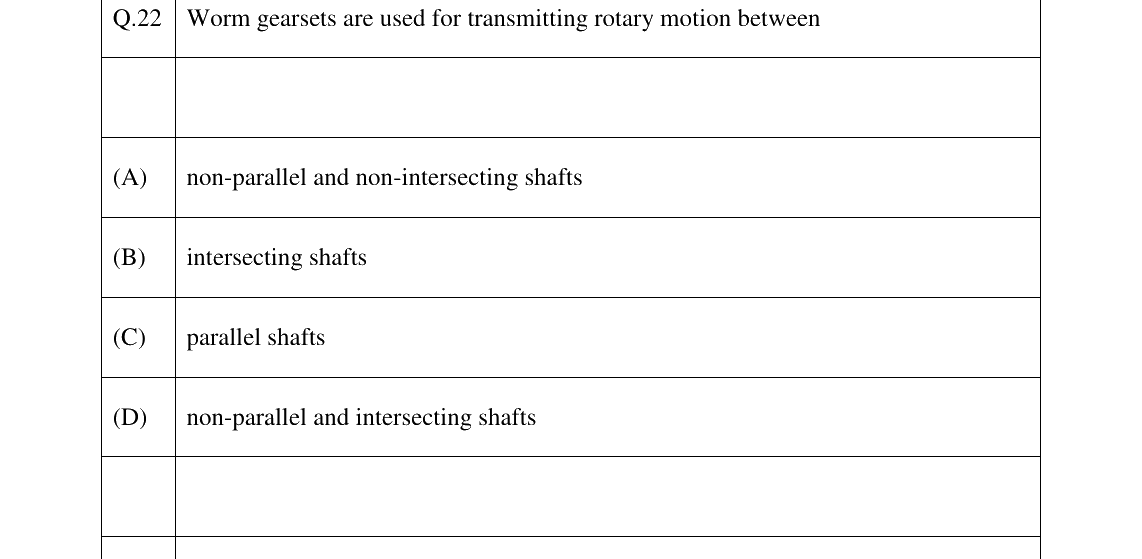 GATE 2026 ME question 22