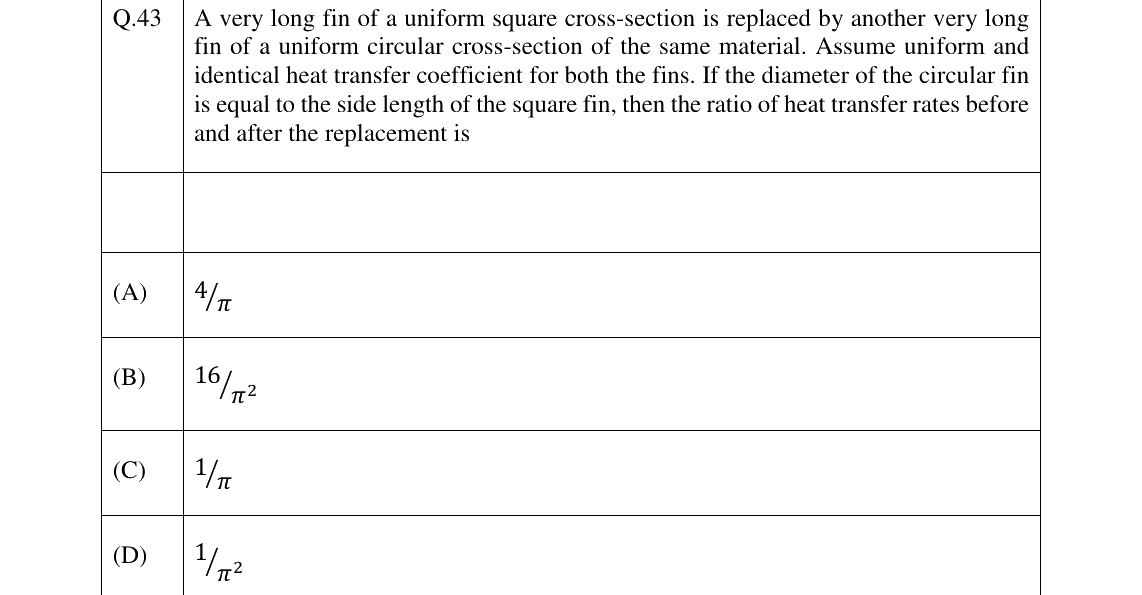 GATE 2026 ME question 43