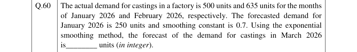 GATE 2026 ME question 60