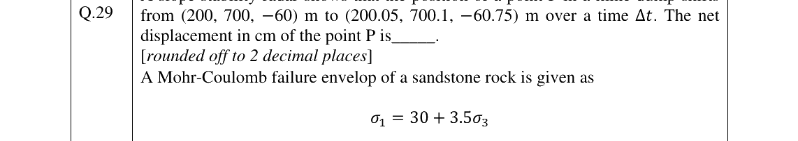 GATE 2023 MN question 29