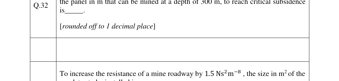 GATE 2023 MN question 32