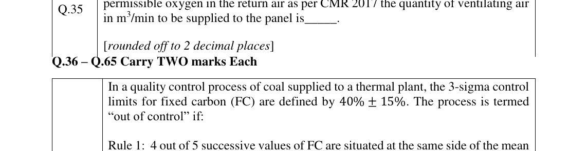 GATE 2023 MN question 35