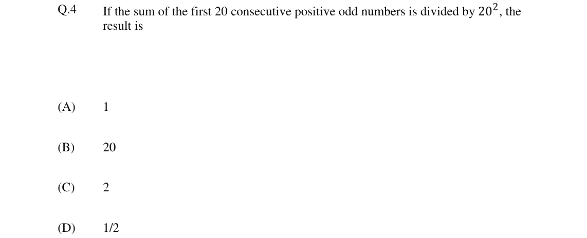 GATE 2024 MN question 4