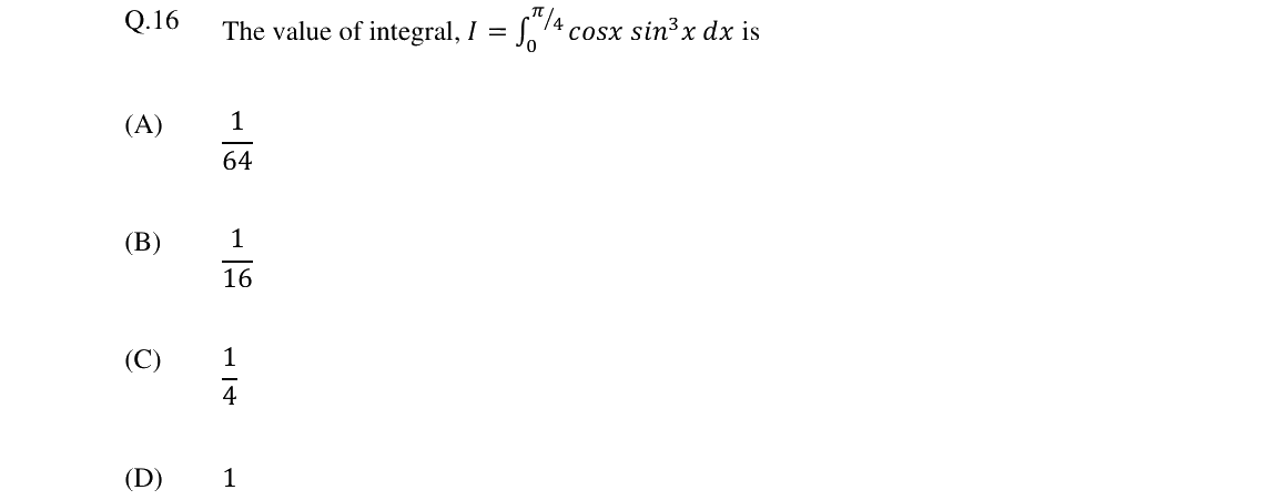 GATE 2024 MN question 16