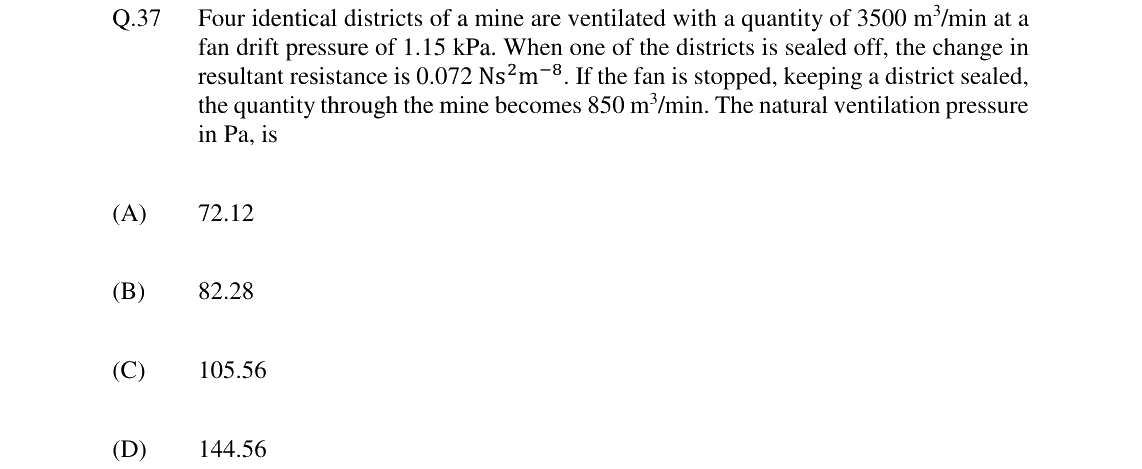 GATE 2024 MN question 37