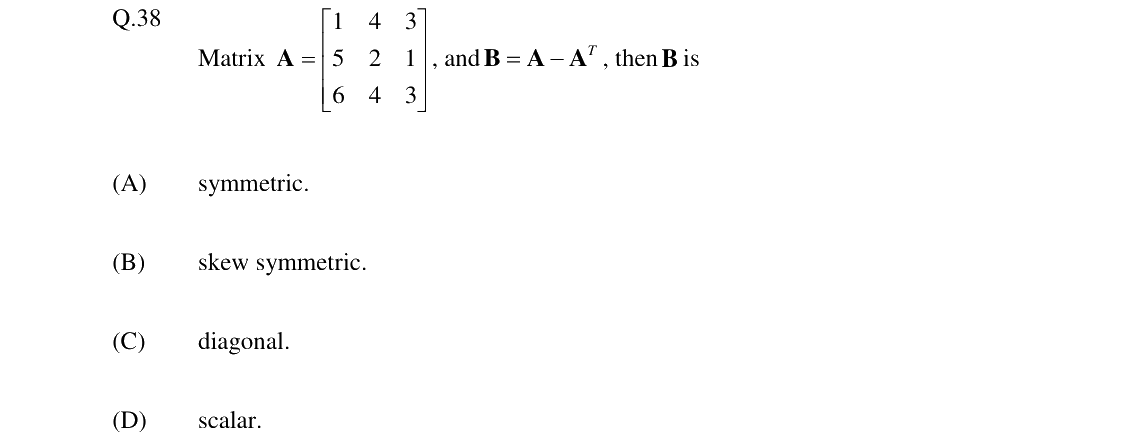 GATE 2024 MN question 38