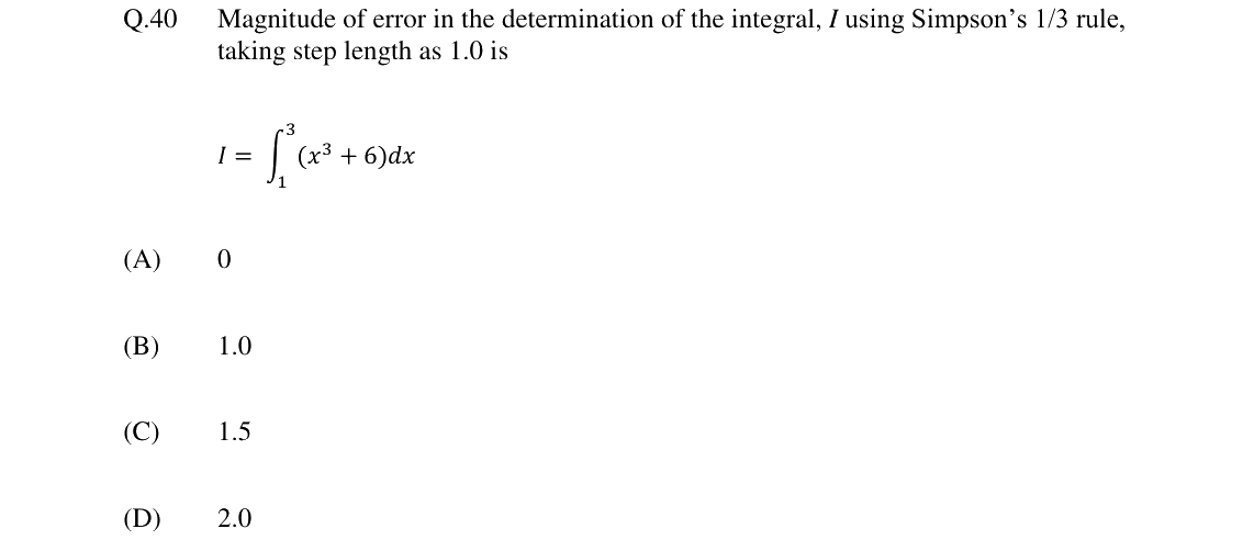 GATE 2024 MN question 40