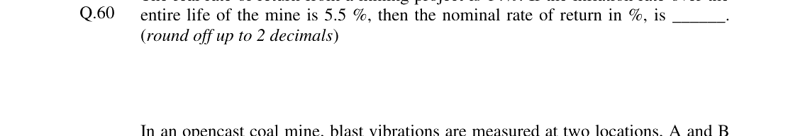 GATE 2024 MN question 60